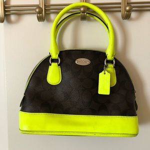 Small coach handbag